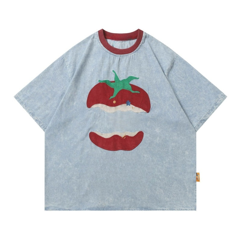 Apple-Themed Creative Graphic T-Shirts